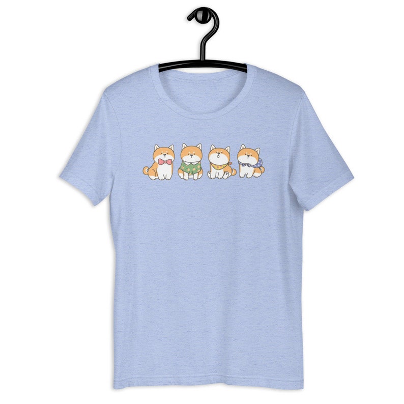 Shiba Inu Shirt Kawaii Dog Tshirt Harajuku Graphic Tee Japanese Crewneck Kawaii Aesthetic JFashion Top Dog Lover Tee Yume Kawaii Clothing