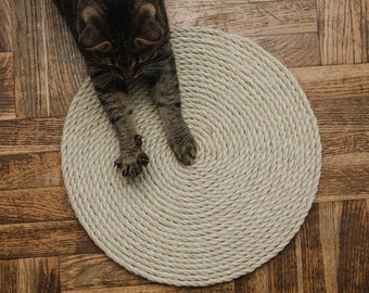 Arranhador para gatos, parque de diversões para gatos, brinquedo para gatos, arranhador de sisal, tapete para arranhar, presente para dono de gato, presente de aniversário para gato, brinquedo para animais de estimação