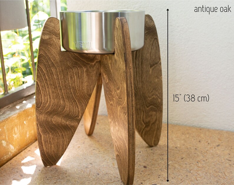 yeti-elevated-dog-bowl-stand-raised-pet-bowl-feeder-rtic-dog-etsy