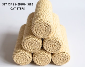 Cat Scratcher, cat tree, wall mount cat scratcher, sisal cat step, climbing stairs for cat, scratching post, cat playground, gift for cats