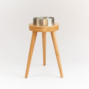 Yeti Erhöhter Fressnapf Ständer || Erhöhter Fressnapf || Mid Century Modern Hundefutter || Großer Hundefutterständer || Große Hunde Futterstation