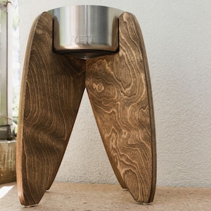Yeti Dog Bowl Stand, Raised Dog Bowl, Elevated Dog Bowls, Raised Dog Feeder, Dog Food Stand, Large Dog Feeder, Japandi Furniture, Dog Bowls