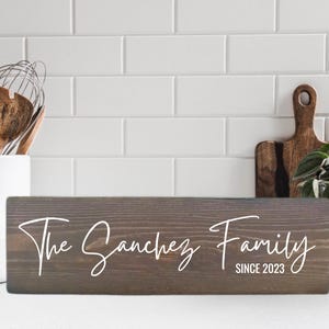 Personalized Family Name Sign, Custom Wood Sign, Last Name Sign, Established Sign,Family Name Sign, Family Last Name Sign,Custom Family Sign