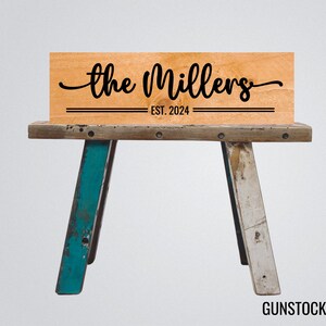 Personalized Family Name Sign, Custom Wood Sign, Last Name Sign, Established Sign,Family Name Sign, Family Last Name Sign,Custom Family Sign