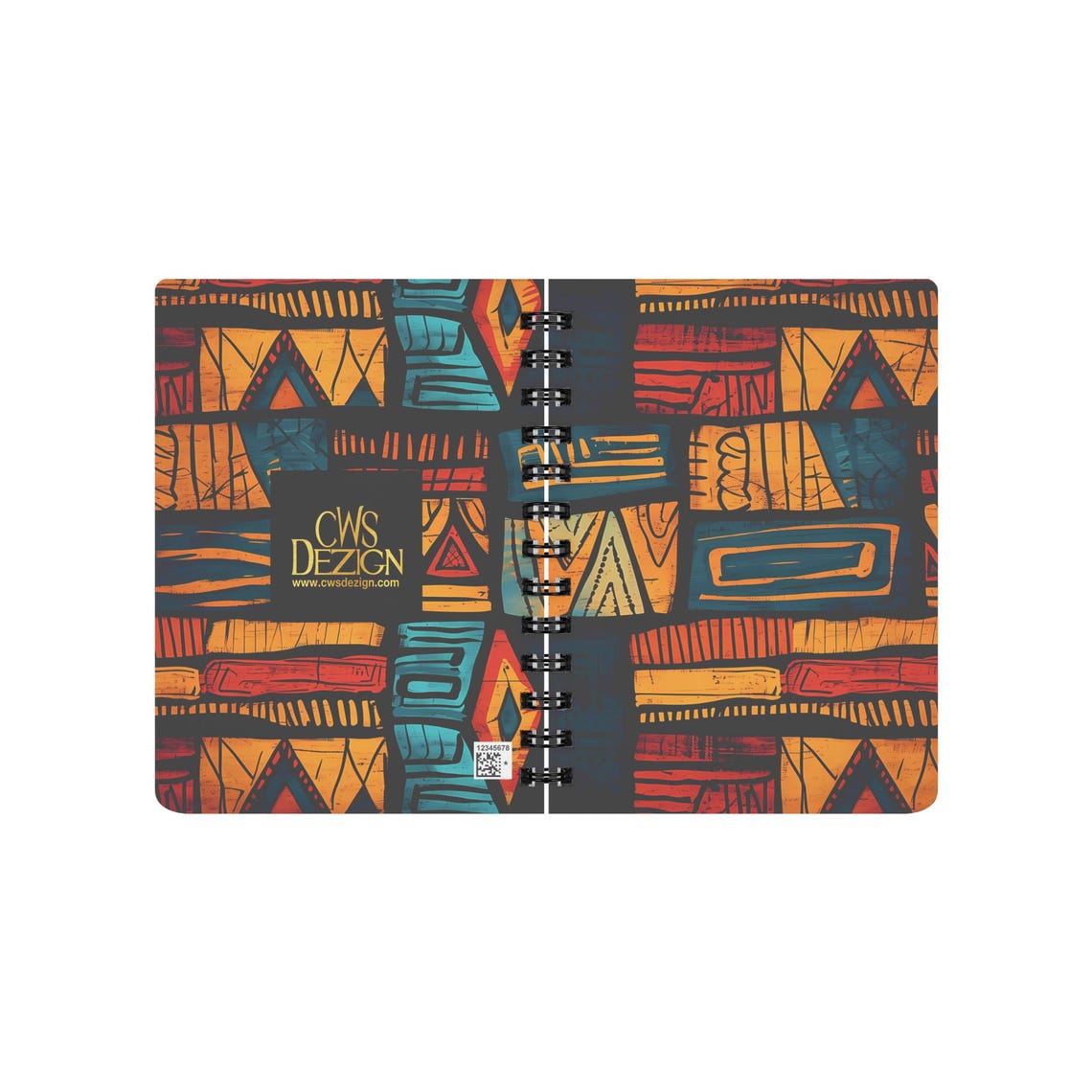 African Tribal Art Spiral Notebook: Afrocentric Design Journal - Etsy