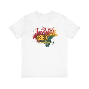 Juneteenth Celebration Tee, Unisex Jersey Short Sleeve Shirt for Freedom, History Tee, Black History Month, Juneteenth Merch