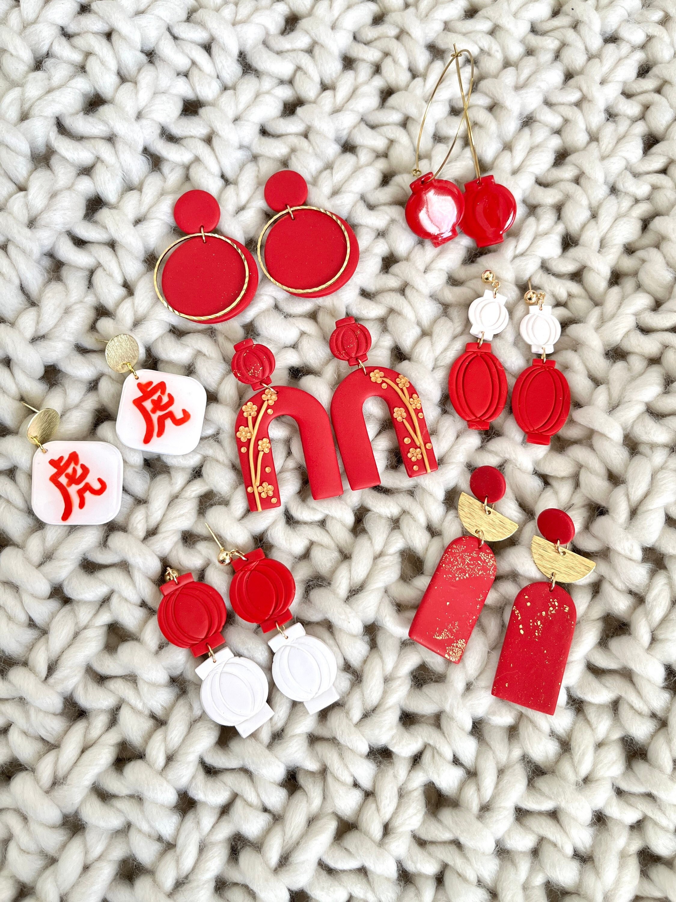 Chinese new year earrings sale
