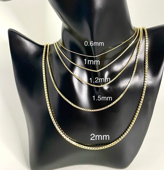 Shimmer Necklace | Solid 10k Gold