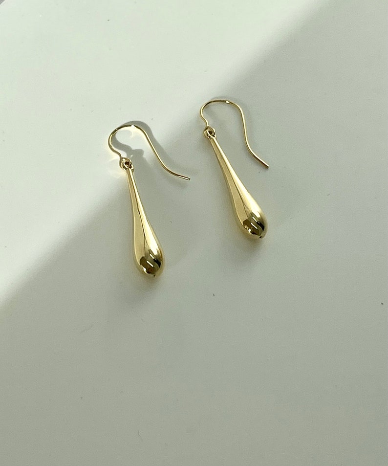 14k Gold Chandelier Drop Earrings Bridal Dangle Chandelier Etsy