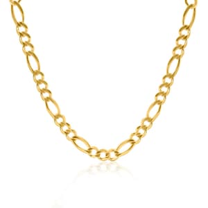 14K Gold Figaro Chain | Gold Chain for Ladies | Men&#39;s Figaro 14k Gold Chain | Figaro 14kt Chain | Figaro Necklace