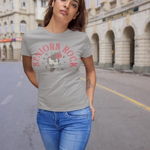 Senior Girl Tshirt, High School Shirt, College T shirt, Teen Girl Gift, Graphic T shirt, Soft Triblend, Fitted Tee, Slim Fit T-Shirt