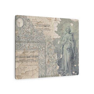 Rustic Mother of Jesus Metal Art Sign, Religious Home Decor