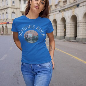 Senior Girl Tshirt, High School Shirt, College T shirt, Teen Girl Gift, Graphic T shirt, Soft Triblend, Fitted Tee, Slim Fit T-Shirt