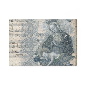 Mother of Jesus Magnet, Greek Orthodox Art, Catholic Gift