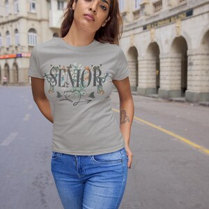 Senior Girl Tshirt, High School Shirt, College T shirt, Teen Girl Gift, Graphic T shirt, Soft Triblend, Fitted Tee, Slim Fit T-Shirt