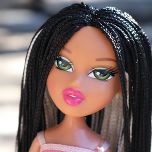 Bratz CUSTOM ooak muñeca única reroot custom tokyo a go go fianna con atuendo