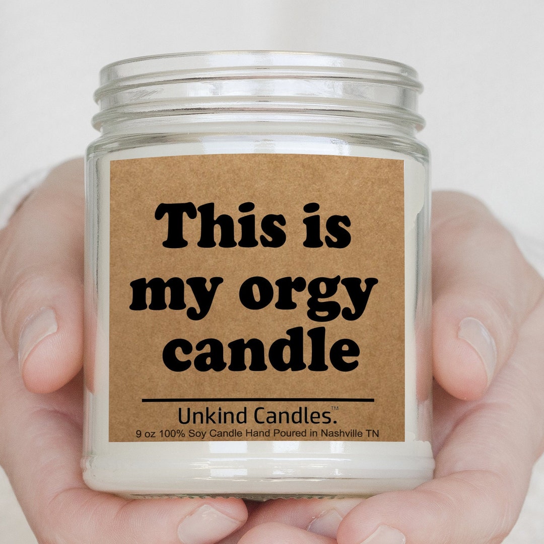 This is My Orgy Candle Handmade Soy Candle photo