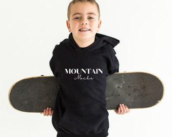 Kids BLACK Sweatshirt Mockup, Child Black Sweatshirt Mockup, KIDS Sweater Mockup, Child Model Mockup, Kids Model Mockup, Skateboard Mockup