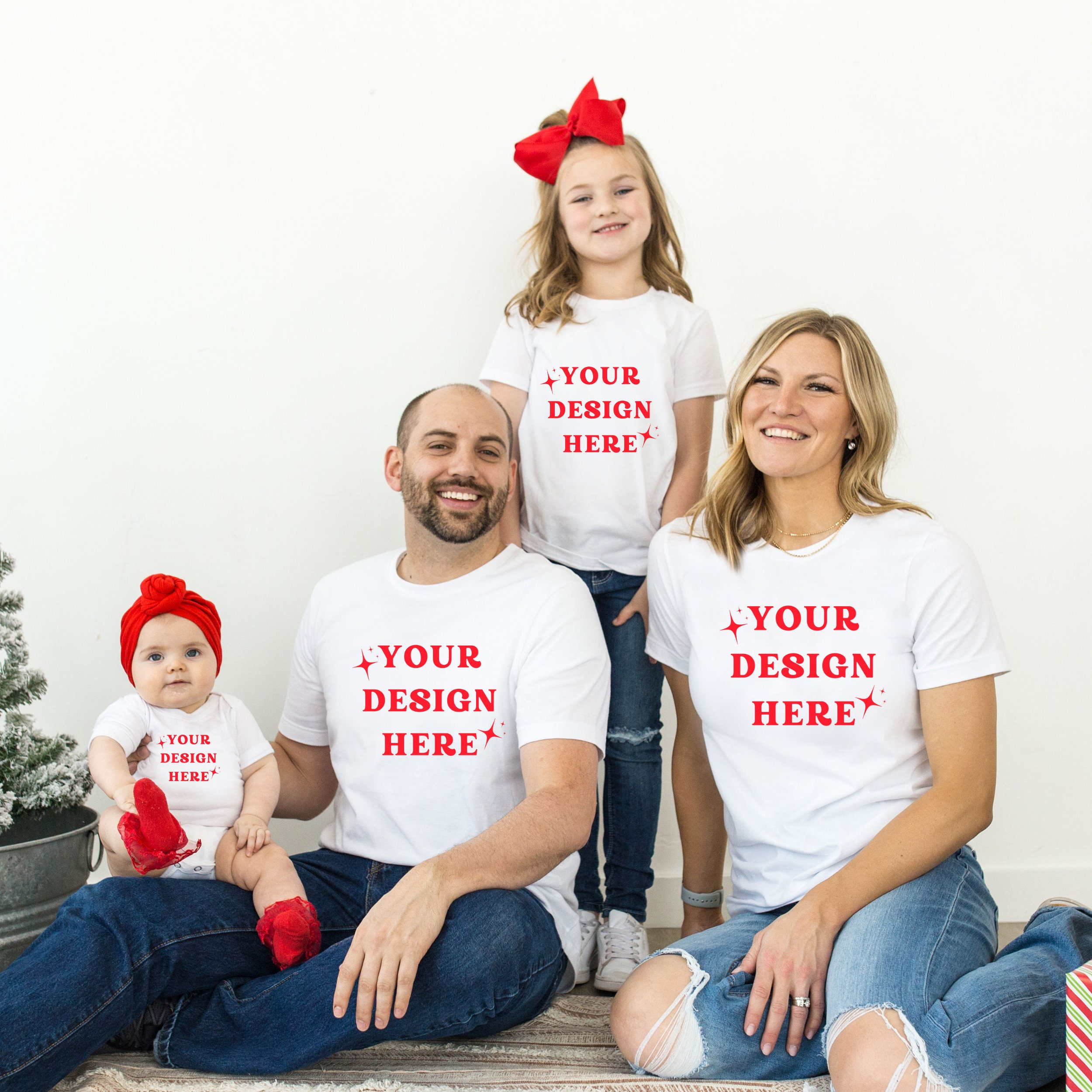 Camisas Familiares Blusas Personalizadas Para Navidad Familia