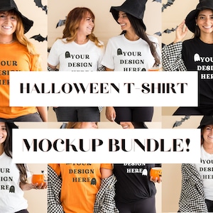 Fall and Halloween Best Seller Mockup Bundle | Mockup Bundle | Fall Mockup | Shirt Mockup Bundle | Halloween Mockup | Fall Themed Mockup