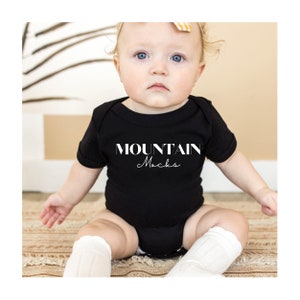 Bella Canvas Black Infant Bodysuit Mockup | Flat Lay Mockup | Baby Model Mockup | Bella Canvas 100B | White Onesie Mockup Fall Onesie Mockup