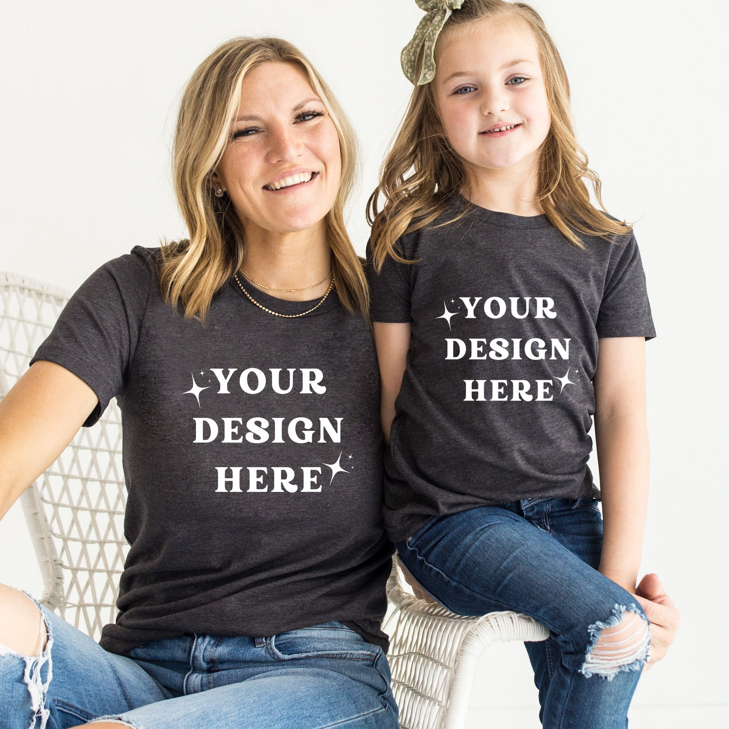t shirt mom and daughter