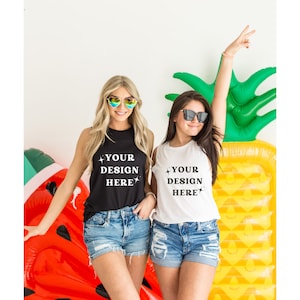 Bella Canvas 8803 Mockup | Tank Mockup | Bella Canvas 8803 Black | Model Mockup | Summer Tanktop Mockup | Tank Top Mock Up | Summer Mockup
