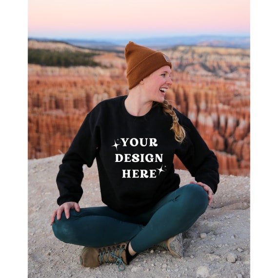 Black sweatshirt mockup free hotsell