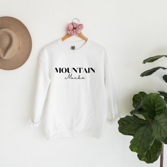 Gildan 18000 White Mockup, Gildan Sweatshirt Mockup, Gildan Mockup, Boho Sweatshirt Mockup, simple crewneck mockup, simple white crewneck