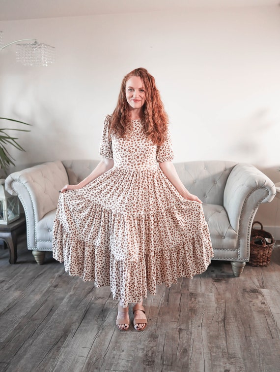 3 tier ruffle clearance dress