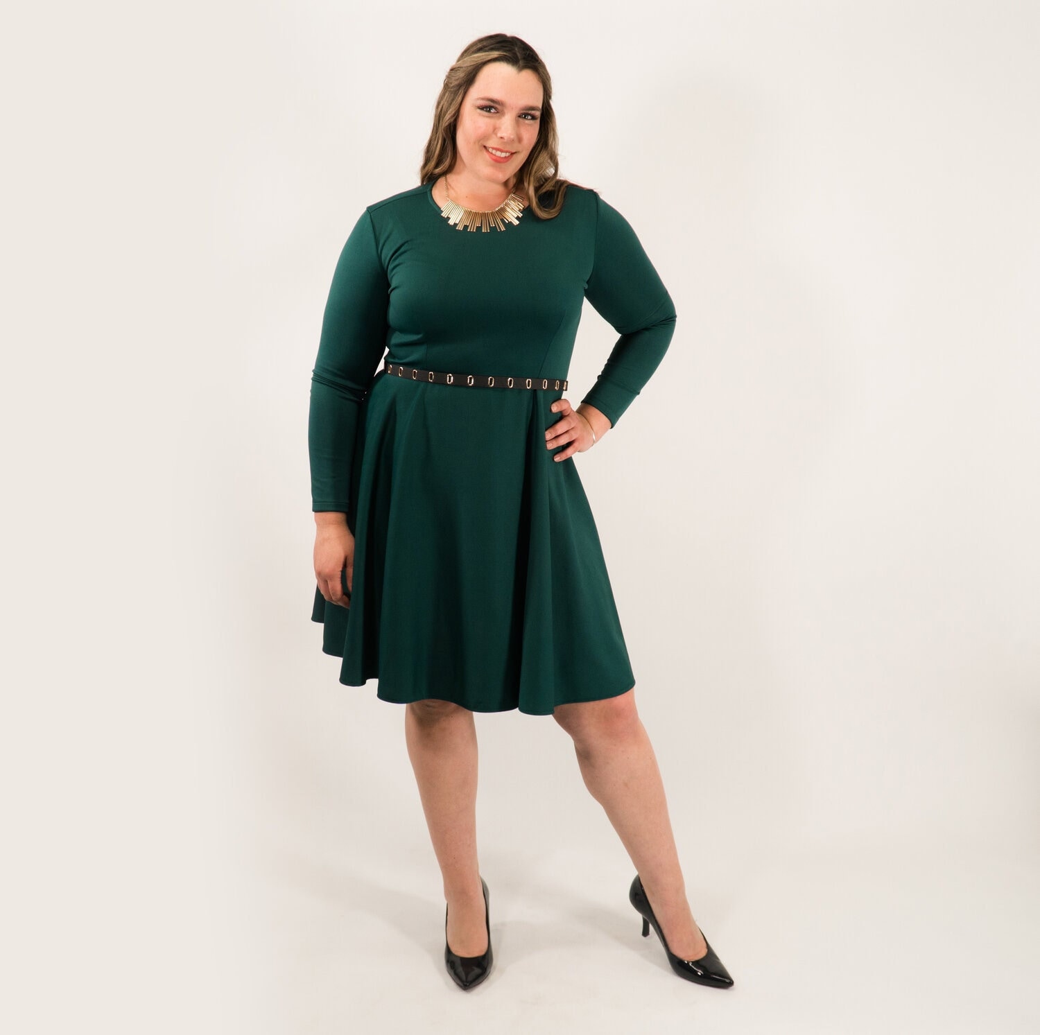 Modest Green Olive Dress - Etsy