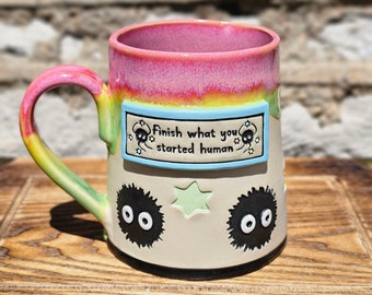 39. Soot Sprite Mug (Major discount due to crack on handle)