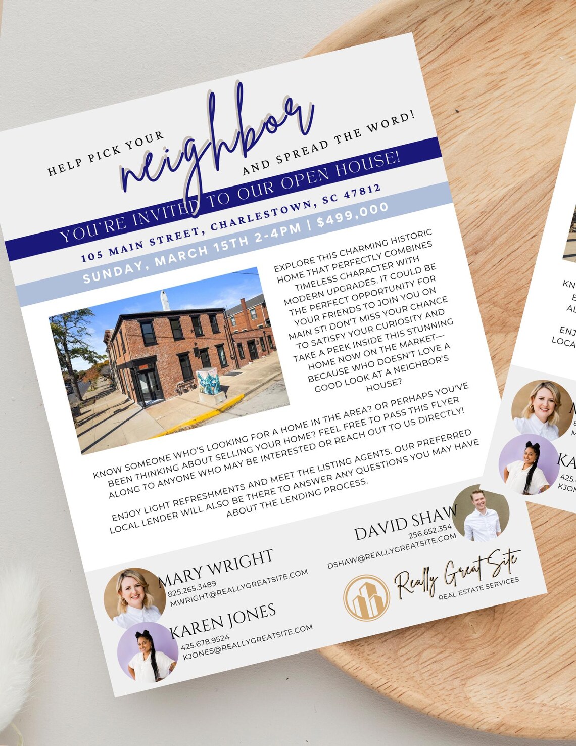 Help Pick Your Neighbor and Spread the Word | Customizable Real Estate ...