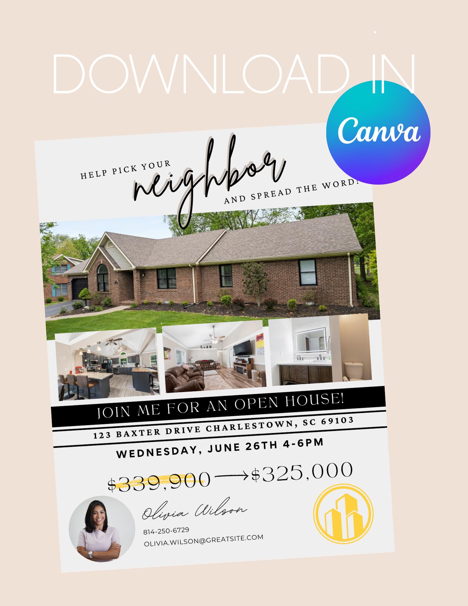 Help Pick Your Neighbor and Spread the Word | Customizable Real Estate ...