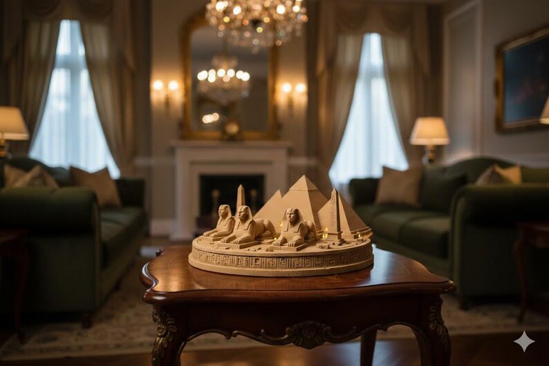 Giza Pyramid & Sphinx Diorama STL | Ancient Egypt 3D Printable Model ...