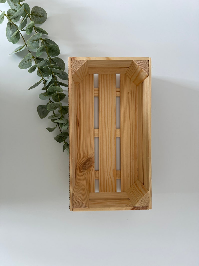 Empty Make Your Own Wooden Crate Hamper Gift Box Basket DIY Kit Wedding