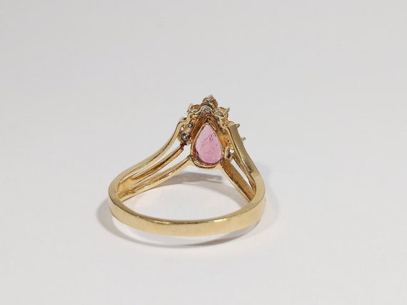 Vintage 14k Ruby and Diamond Ring - image 2