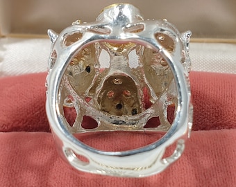 ア*ラ様 ゴシックパンク系 スターリングシルバー トリプルリング ゴシックパンク系 スターリングシルバー トリプルリング 送料無料