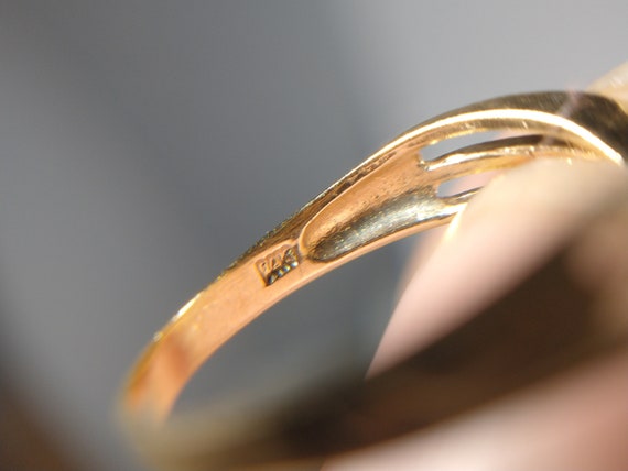 Vintage 14k Ruby and Diamond Ring - image 6