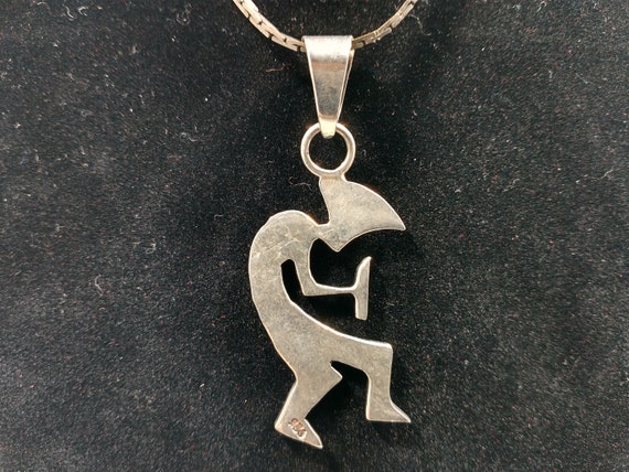 Sterling Silver Large Native American Kokopelli N… - image 2