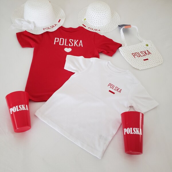 Polska t-shirt, Custom Polska t-shirt, Polska, Poland t-shirt, Custom Poland t-shirt, World Cup 2022, World Cup t-shirt, Kids t-shirt,