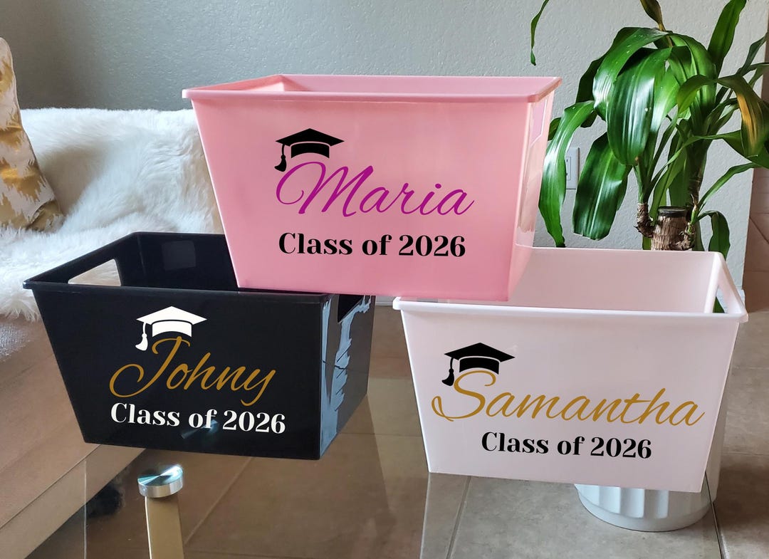 Personalized Graduation Class of 2026 Name Grads Bucket Gift, Custom ...