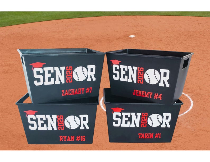 Personalized Baseball Bucket 2026 Custom Baseball Name Basket ...
