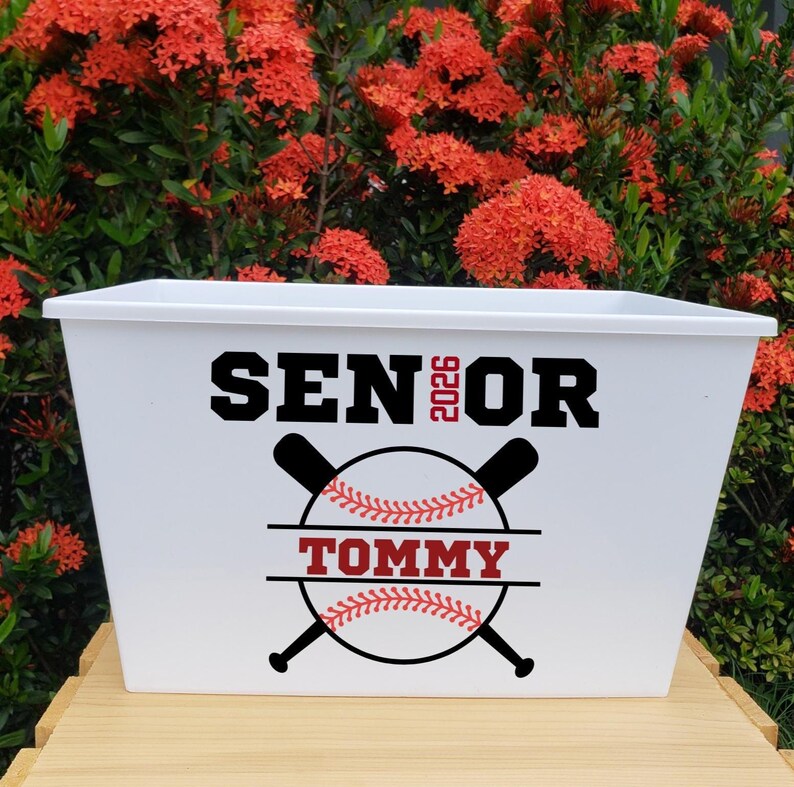 Personalized Senior Night 2026 Name Baseball Bucket Gift, High School ...