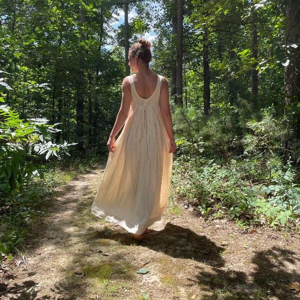 Women's Medium Regency Linen Shift