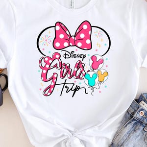 Disney Girls Trip Shirt, Disneyland Shirt, Minnie Ears Shirt, Magical Castle Shirt, Disney Watercolor Castle Shirt, Disney Trip Tee