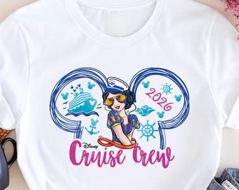 Disney Cruise Shirt: Family Vacation Wear (Princess and Characters)