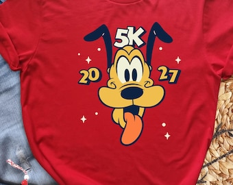 Disney Marathon 2027 Shirt: Pluto 5K Race  - Family Run Tee
