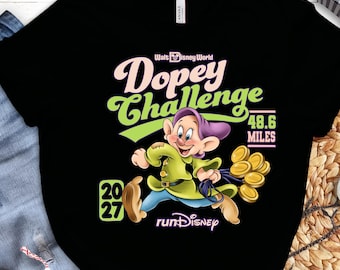 Disney Marathon 2027 Shirt: Dopey Challenge  - Family Run Tee