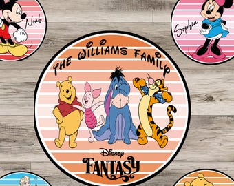 Disney Cruise Door Magnet, Personalized (Custom Cabin Sign)